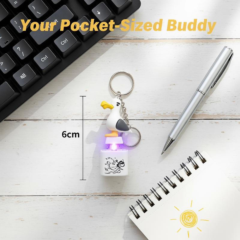 3D Printing Keyboard Keys - Soft 3D Cartoon Seagull Custom Keycap