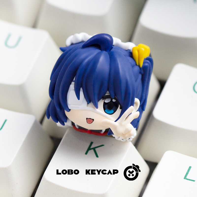 3D Printing Keyboard Keys - Lobo Keycap Rikka Takanashi Anime Single