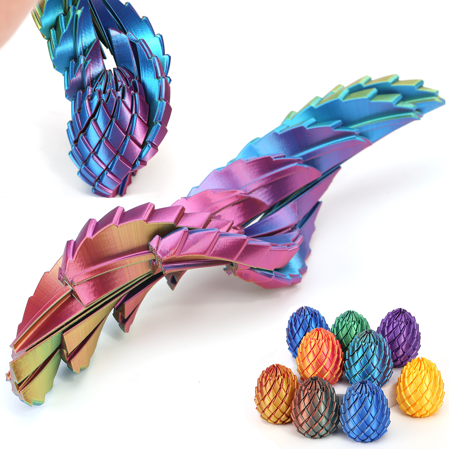 3D Printing Egg - 7CM 3D Printed Dragon Egg Stress
