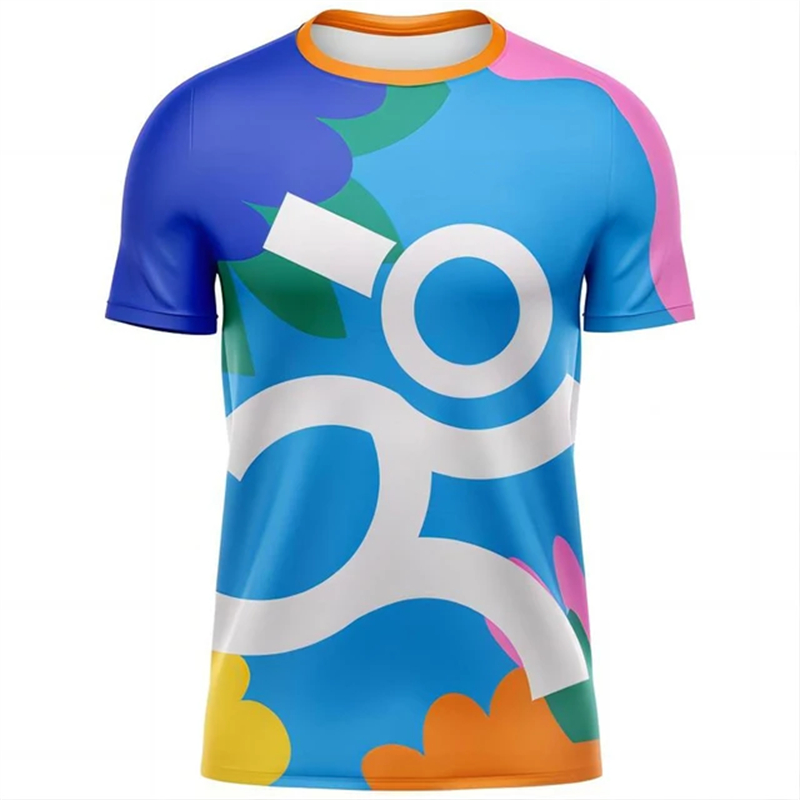 3D Printing Service - Simple Fashion Running T Shirts Summer