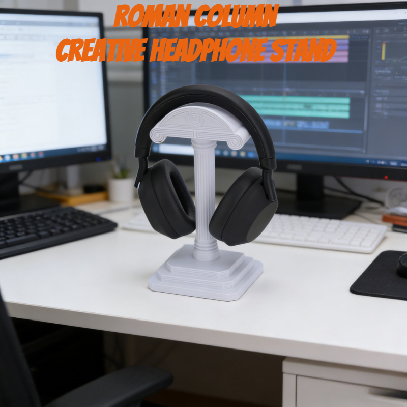 3D Printing Desk - Greek Column Headphone Stand 3D Printed