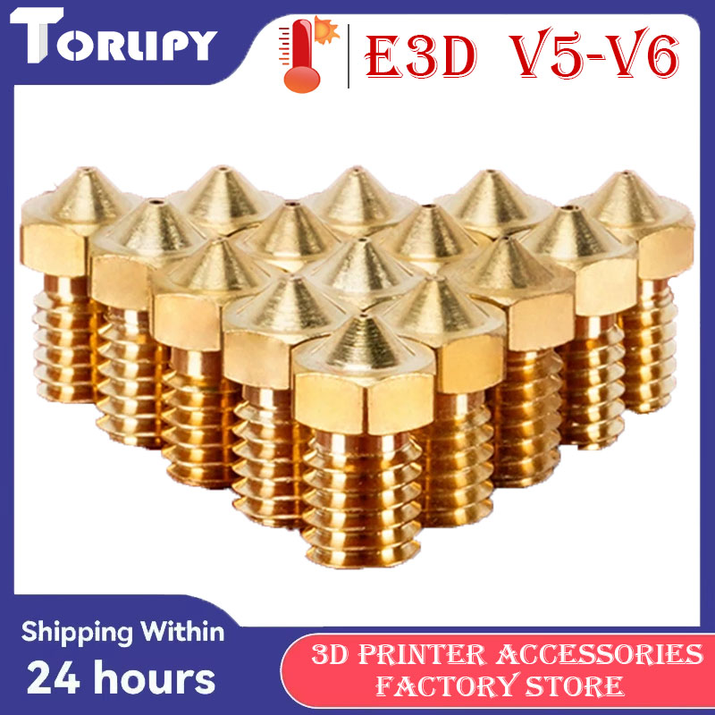 Wholesale E3D V6 V5 3D Printer - 3D Printer Nozzle Brass avaliação e preço