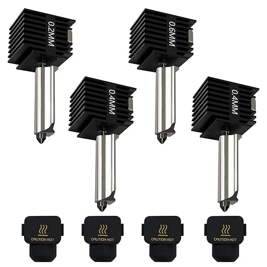 4 Pack A1 Mini/A1 Hotend Print - Nozzle 0.4Mm Hardened avaliação e preço