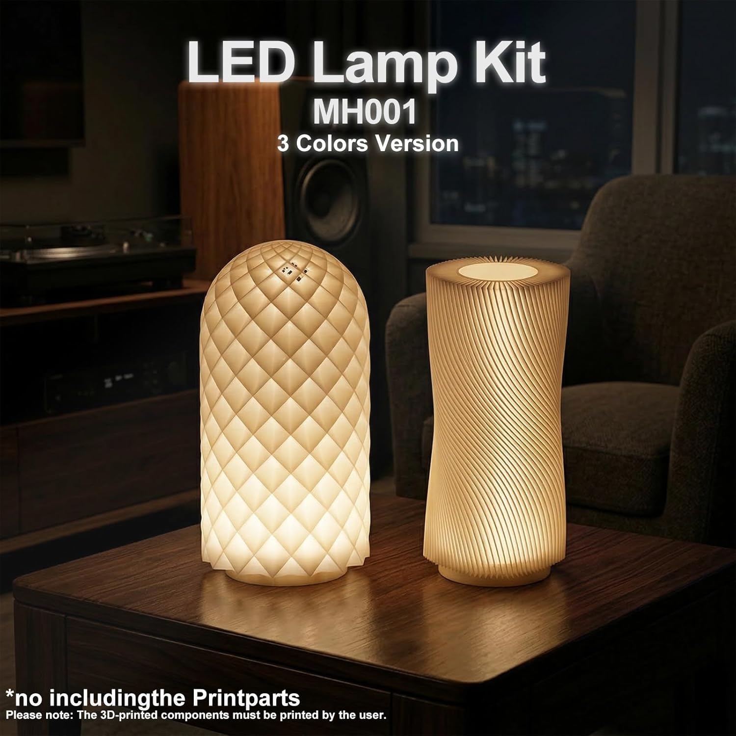 5PCS LED Lamp Kit 001 Three Co - 3D Printing Workshop avaliação e preço