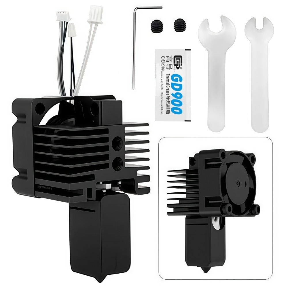 For Bamboo X1/X1C Hotend Kit,H - Nozzle 0.4Mm Hardened avaliação e preço