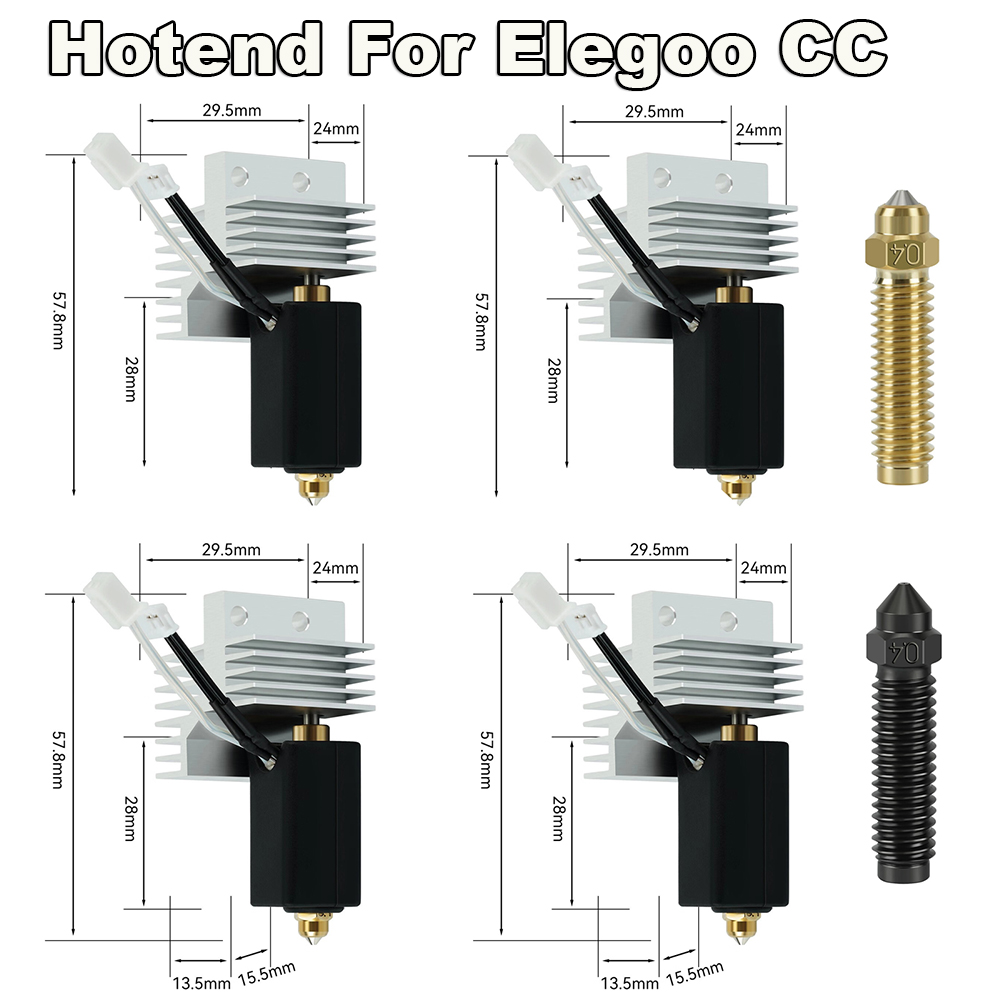 24V 60W Hotend Kit For Elegoo  - 3D Printing Elegoo avaliação e preço
