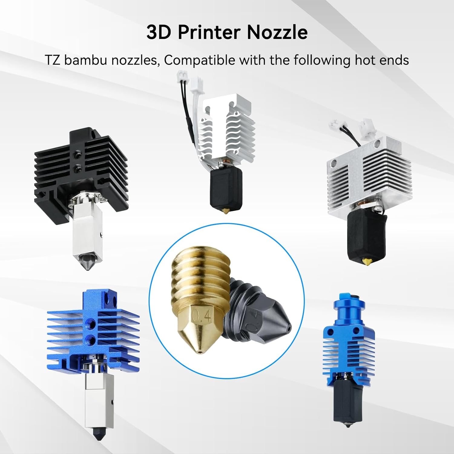 High Flow Hardened Steel Brass - 3D Printer Nozzle Brass avaliação e preço