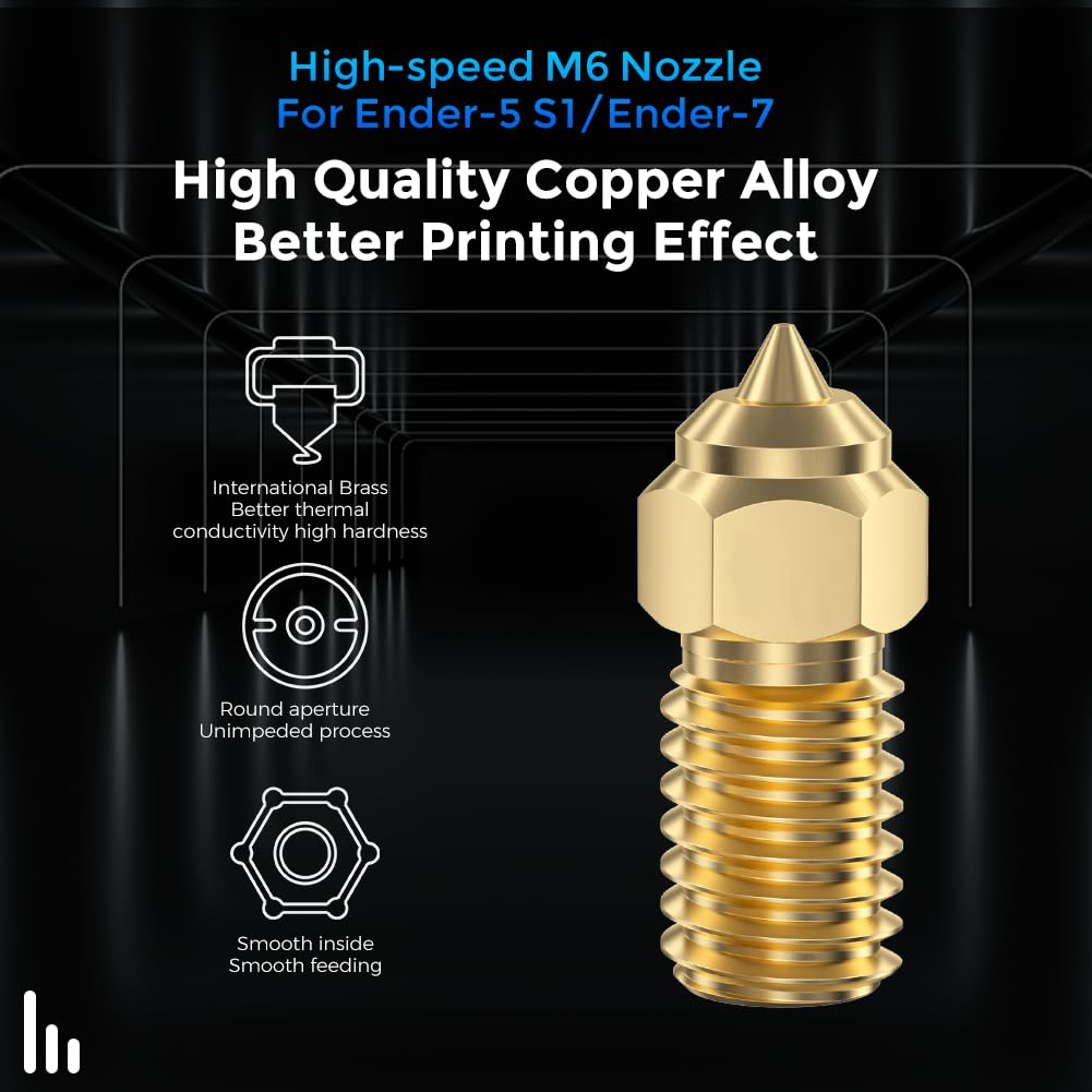 Official Creality Ender 3 V3 S - 3D Printer Nozzle Brass avaliação e preço