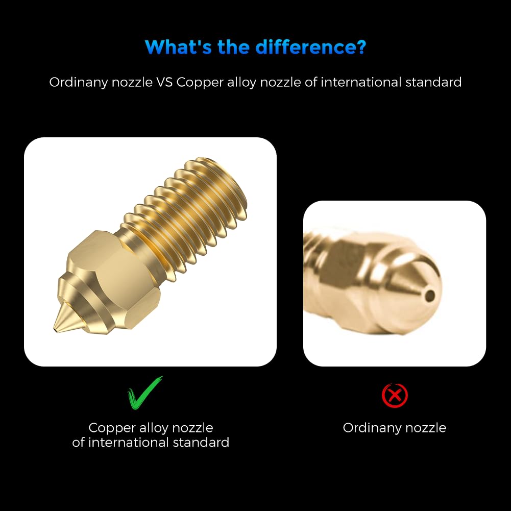 Official Creality Ender 3 V3 S - 3D Printer Nozzle Brass avaliação e preço
