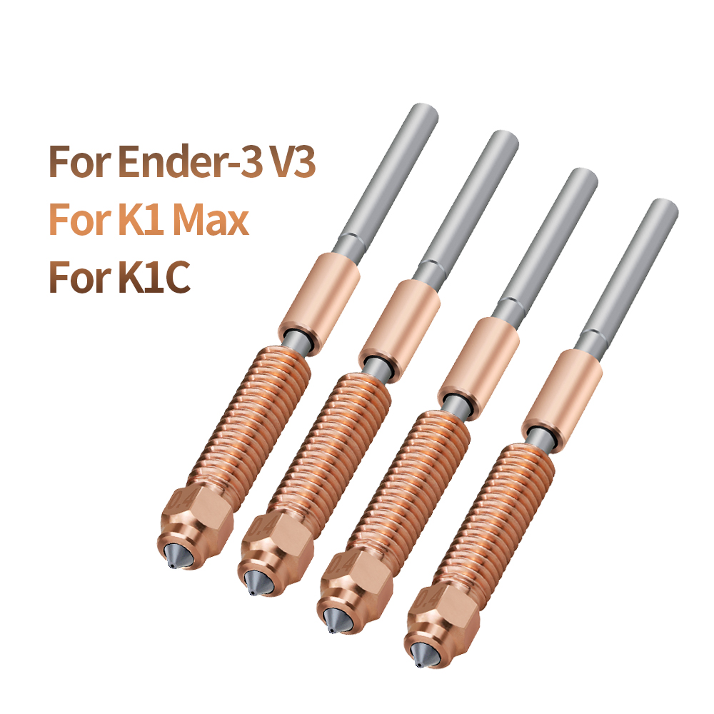 Upgraded For K1C Nozzle All-in - 3D Printer Nozzle Brass avaliação e preço