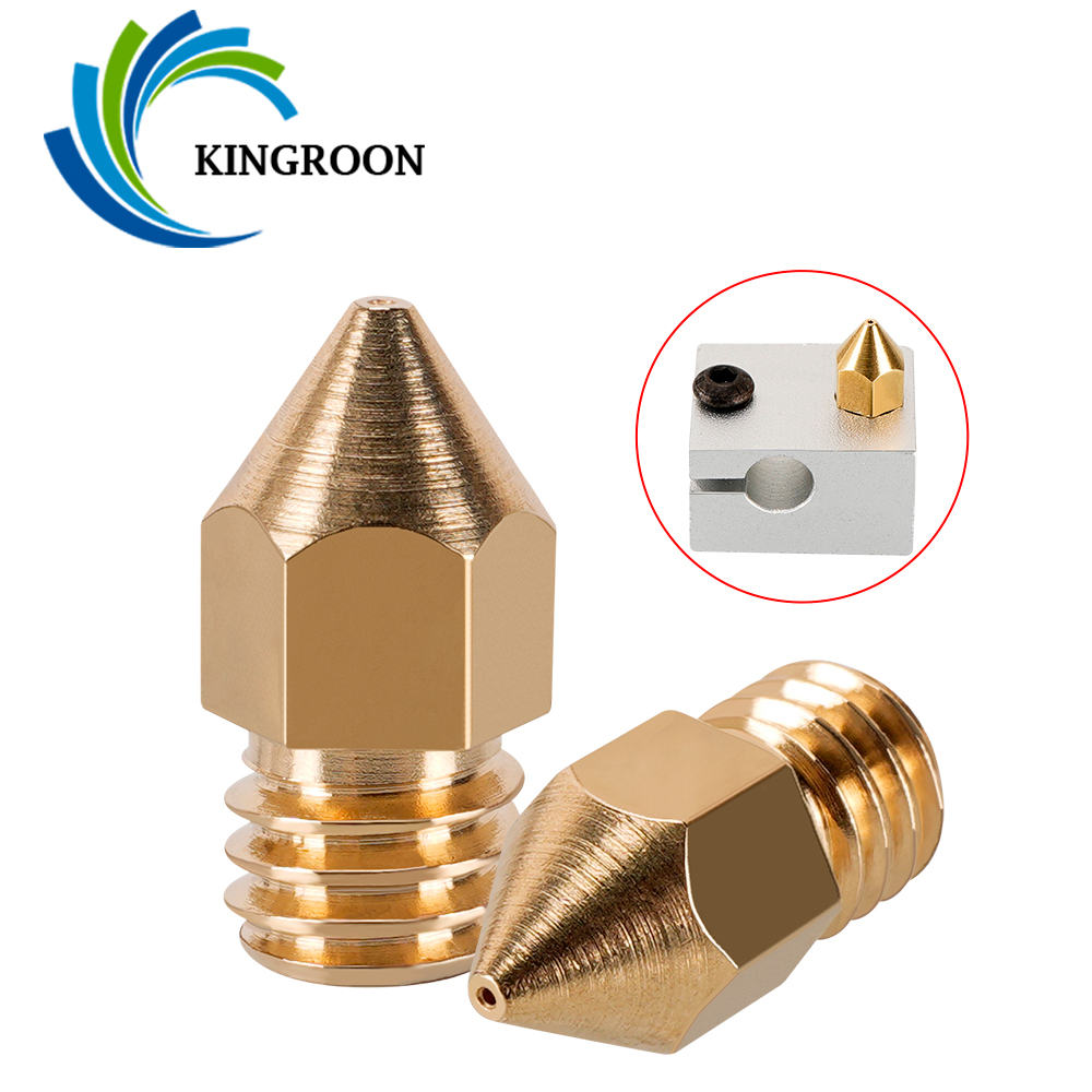 MK7 MK8 Nozzle 0.4mm 0.3mm 0.2 - 3D Printer Nozzle Brass avaliação e preço