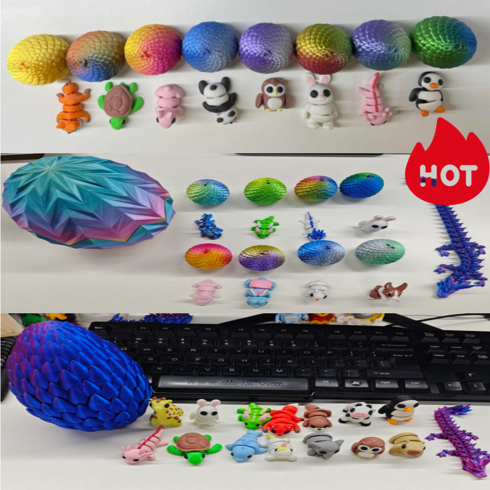 1Set 3D Printed Dragon Eggs wi - 3D Printing Egg avaliação e preço
