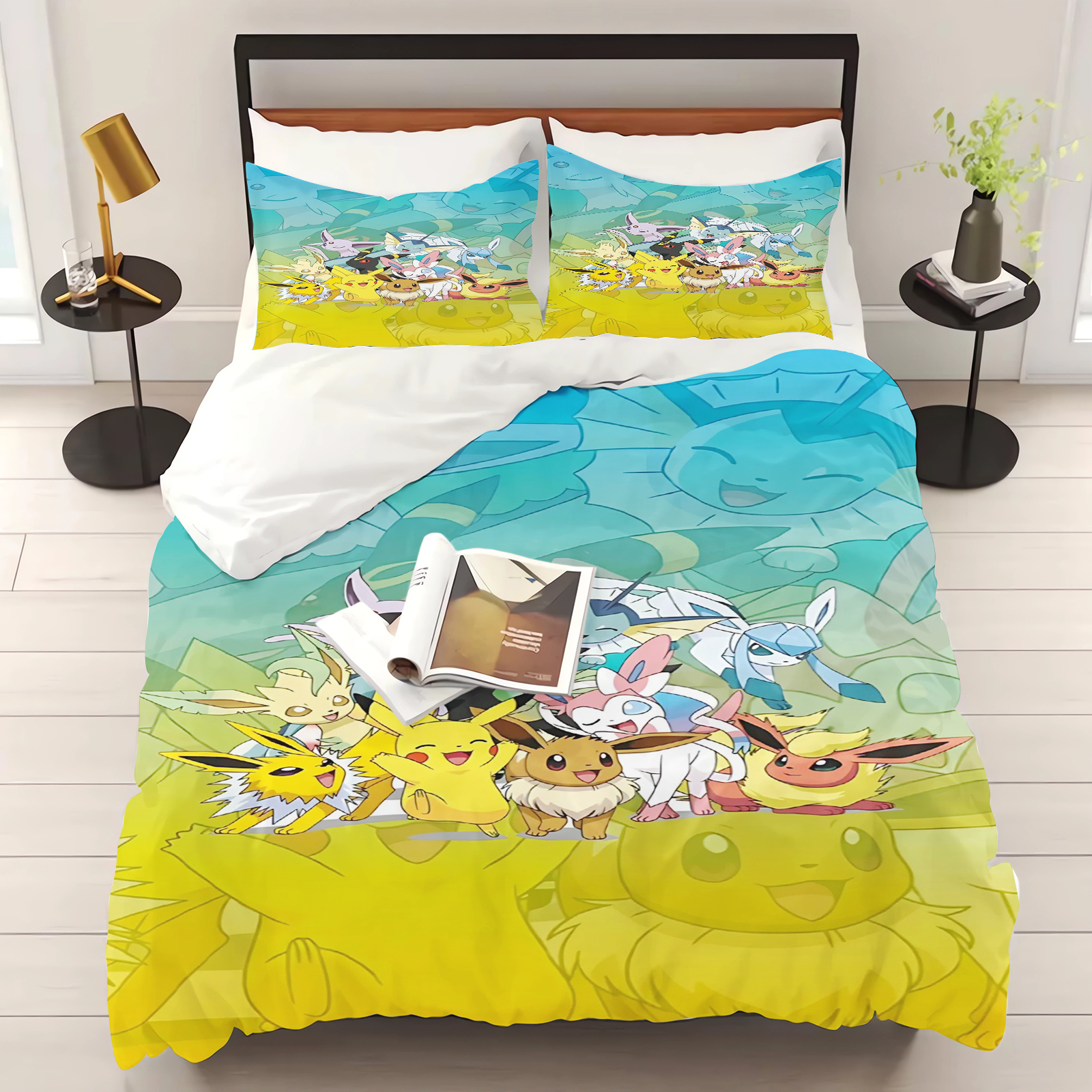 Pokemon Duvet Cover Set Comfor - 3D Printing House avaliação e preço