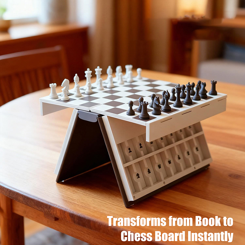 Chess Set 3D Printed Book Fold - 3D Printing Desk avaliação e preço