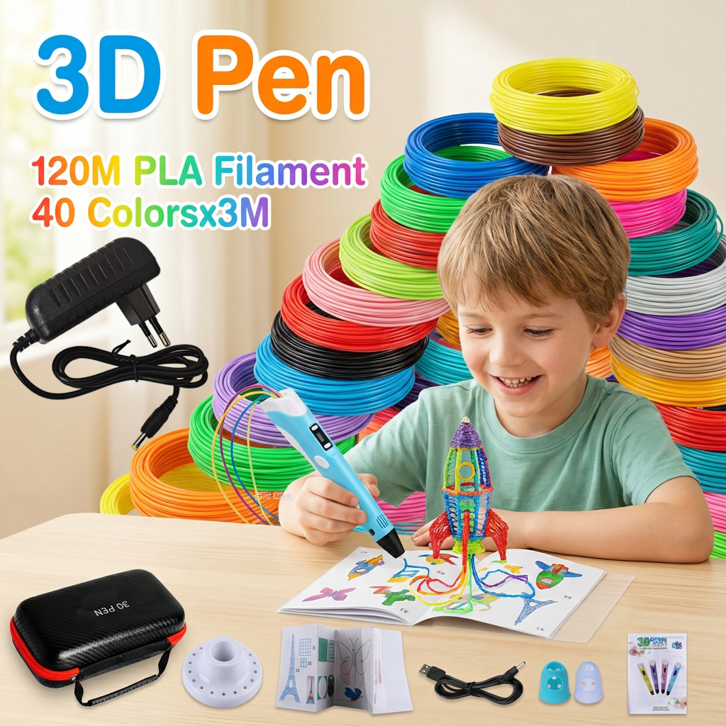 Children 3D Pen 3D Drawing Pri - 3D Printing Filament avaliação e preço