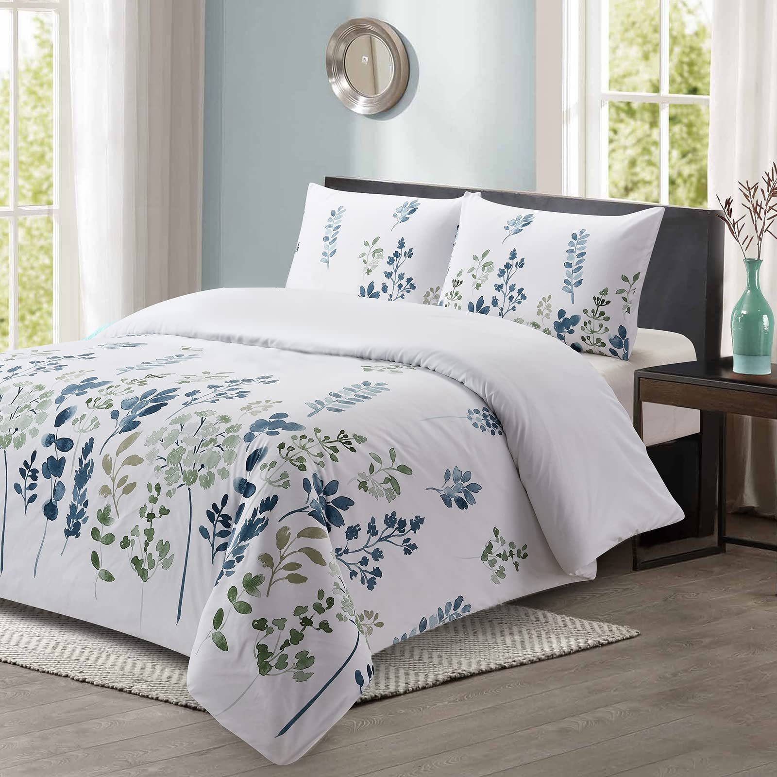 White Floral Three Piece Duvet - 3D Printing House avaliação e preço