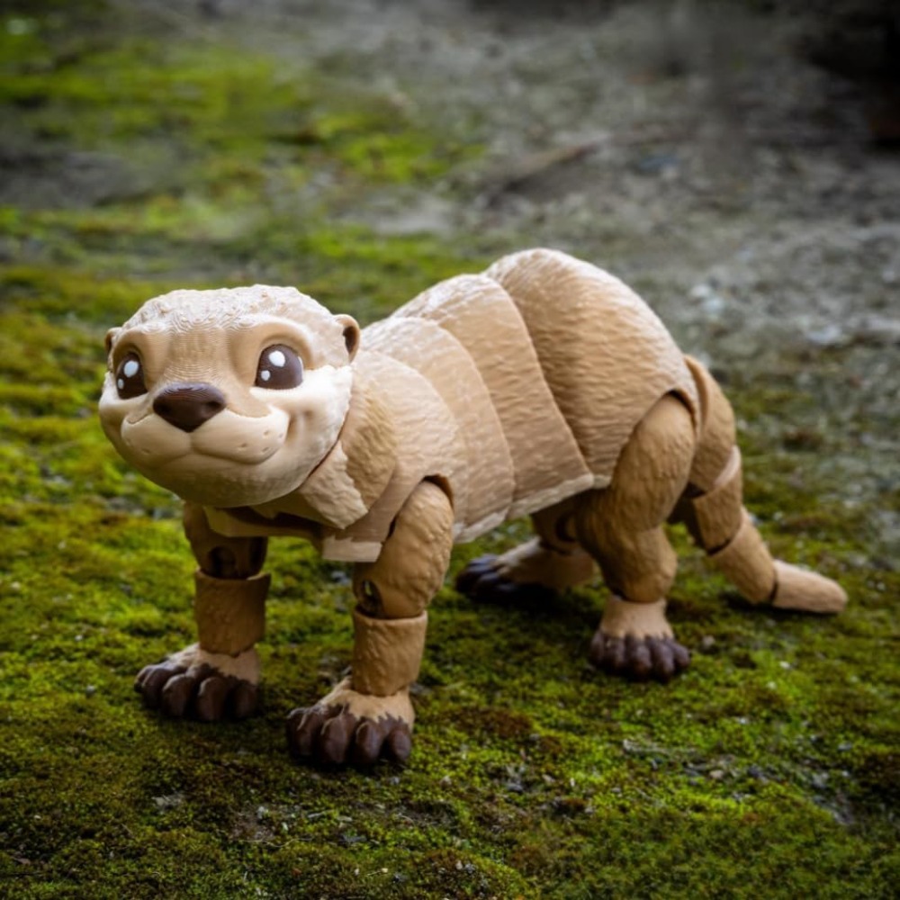 Cute 3D Printed Otter 3D Anima - 3D Printing Desk avaliação e preço