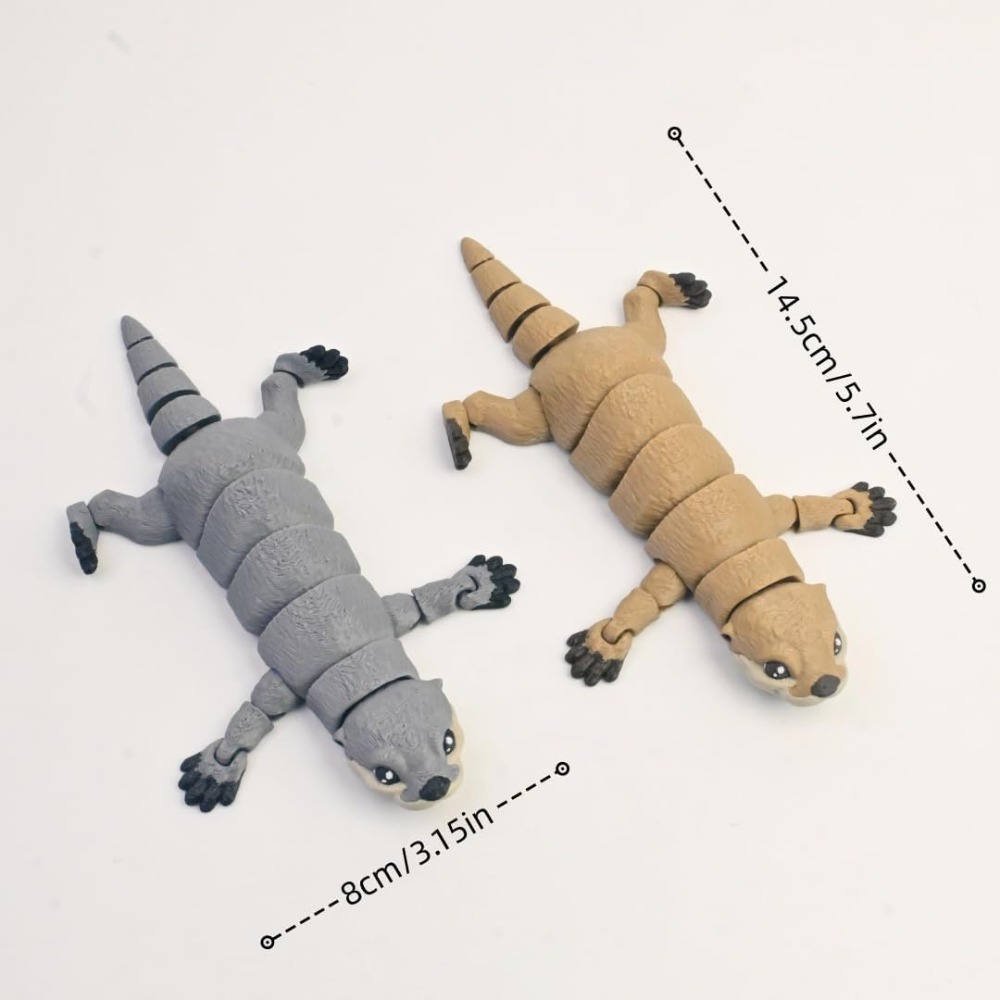 Cute 3D Printed Otter 3D Anima - 3D Printing Desk avaliação e preço