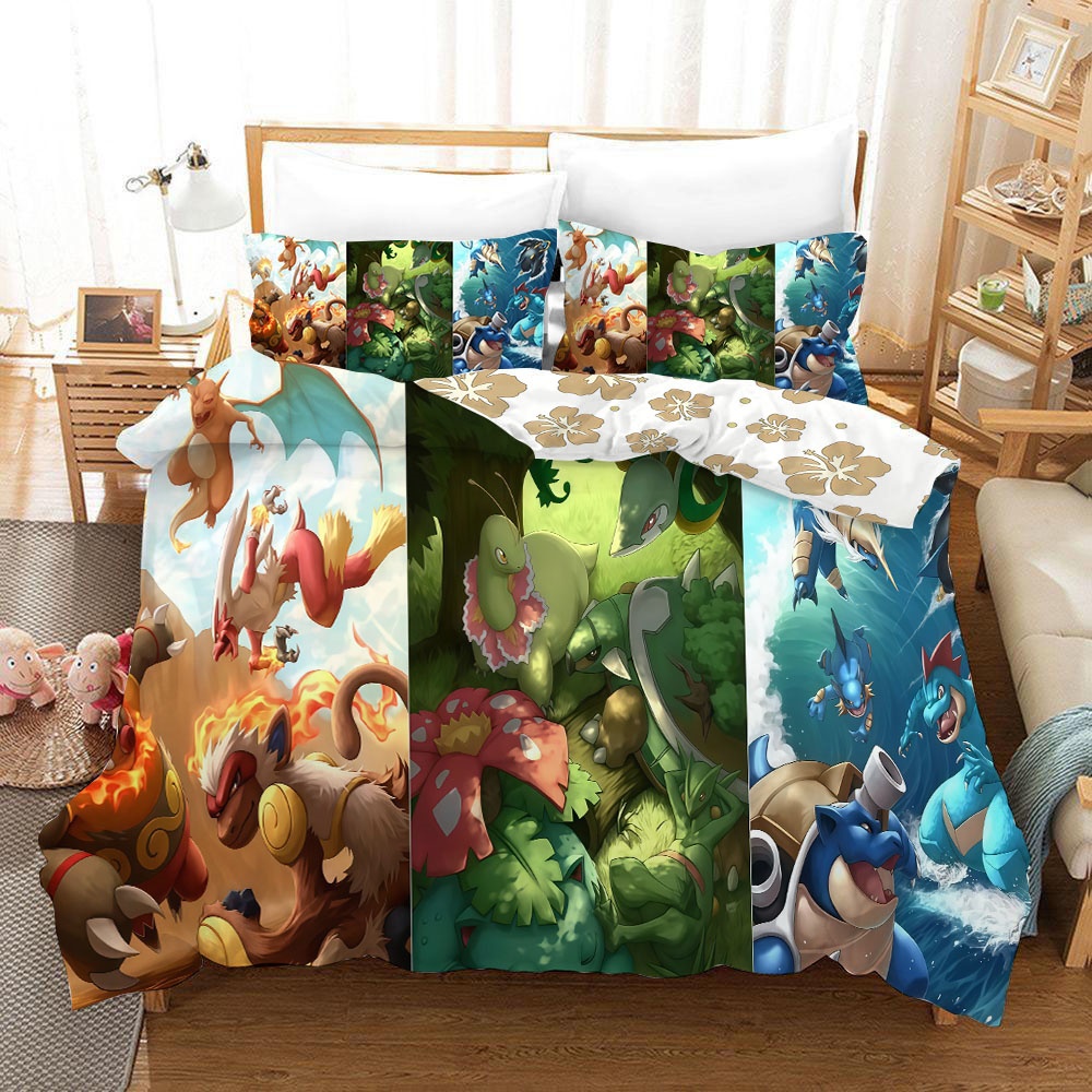 Pokemonzd Bedding Set Anime Pi - 3D Printing House avaliação e preço