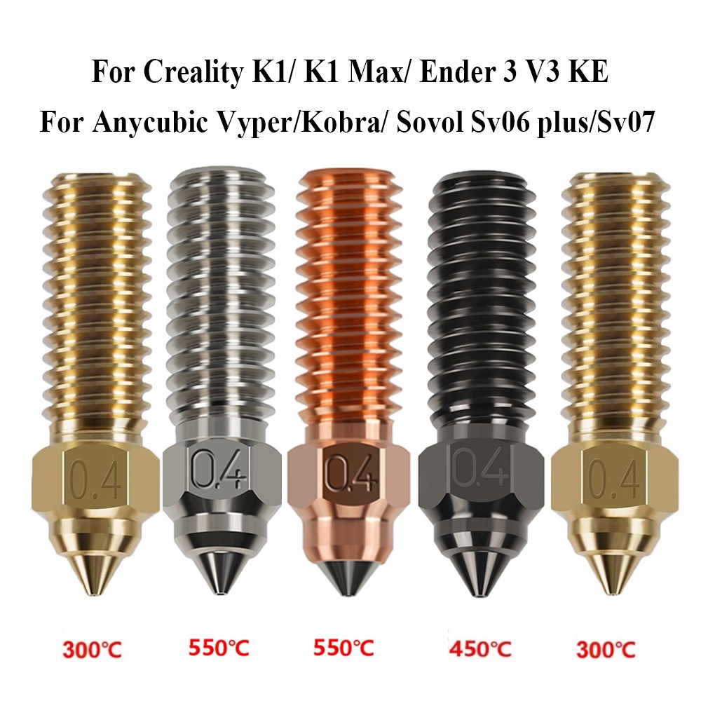Nozzle For Creality K1 K1 Max  - 3D Printer Nozzle Brass avaliação e preço