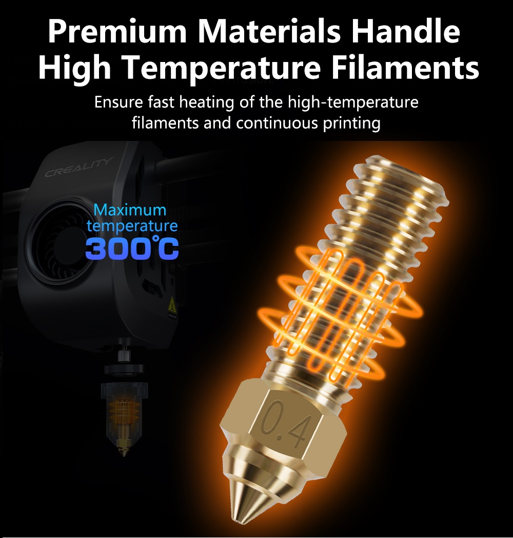Nozzle For Creality K1 K1 Max  - 3D Printer Nozzle Brass avaliação e preço