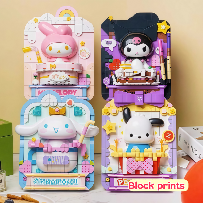 TOPTOYsanrio 3D Painting Cinna - 3D Printing Lego Bricks avaliação e preço