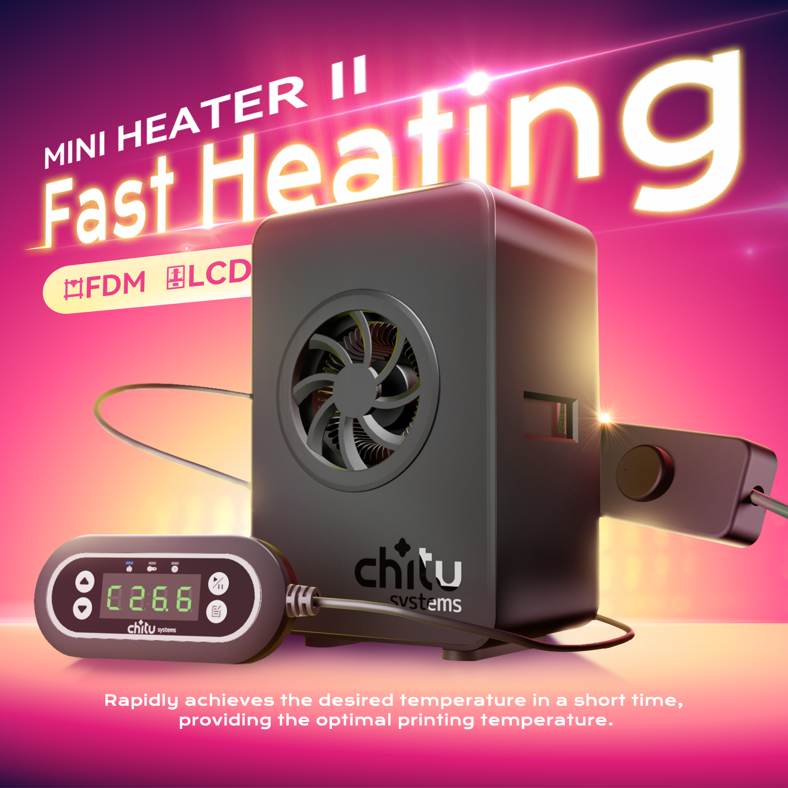 Chitu Systems H2 Mini Heater N - 3D Printing Workshop avaliação e preço