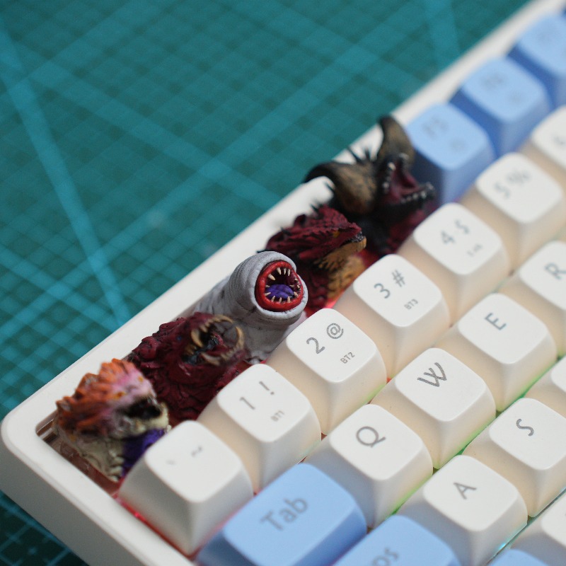 Monster Hunter Dragon Resin Cu - 3D Printing Keyboard Keys avaliação e preço