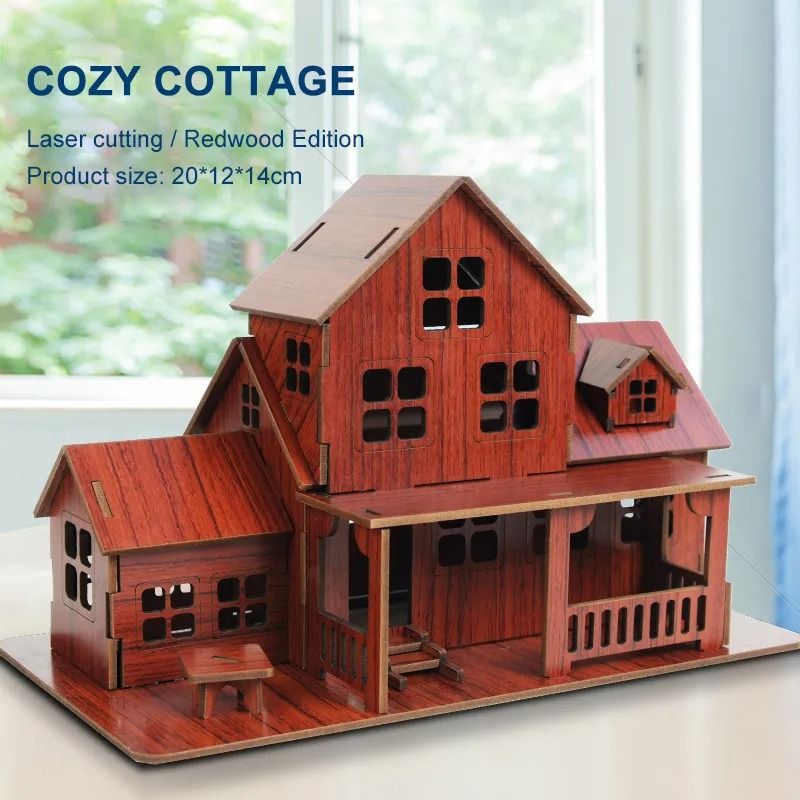 3D Wooden Puzzle Model GamesCo - 3D Printing House avaliação e preço