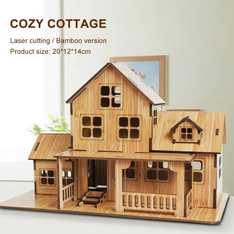 3D Wooden Puzzle Model GamesCo - 3D Printing House avaliação e preço