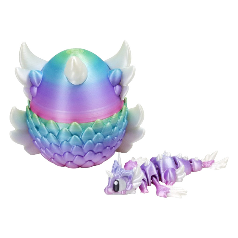 Gradient 3D Printed Dragon Egg - 3D Printing Egg avaliação e preço