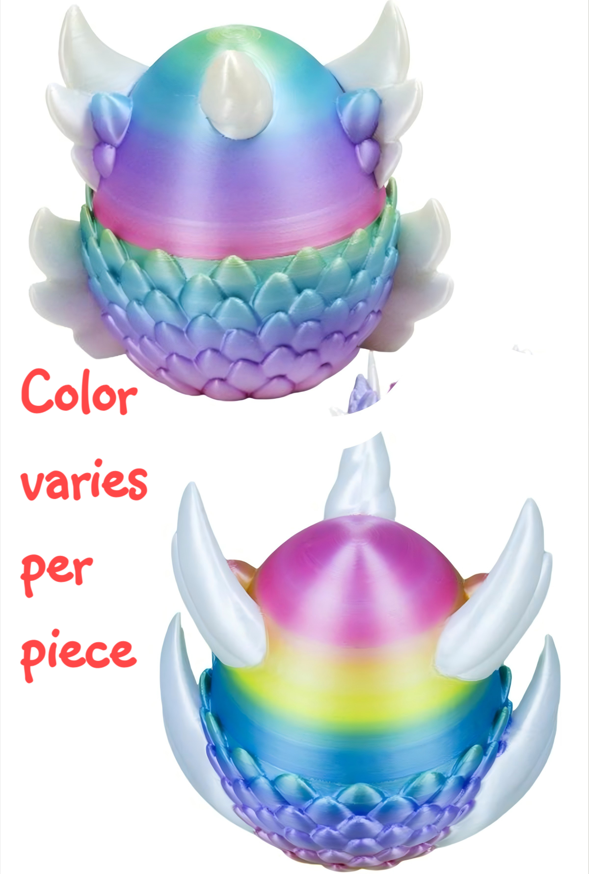 Gradient 3D Printed Dragon Egg - 3D Printing Egg avaliação e preço