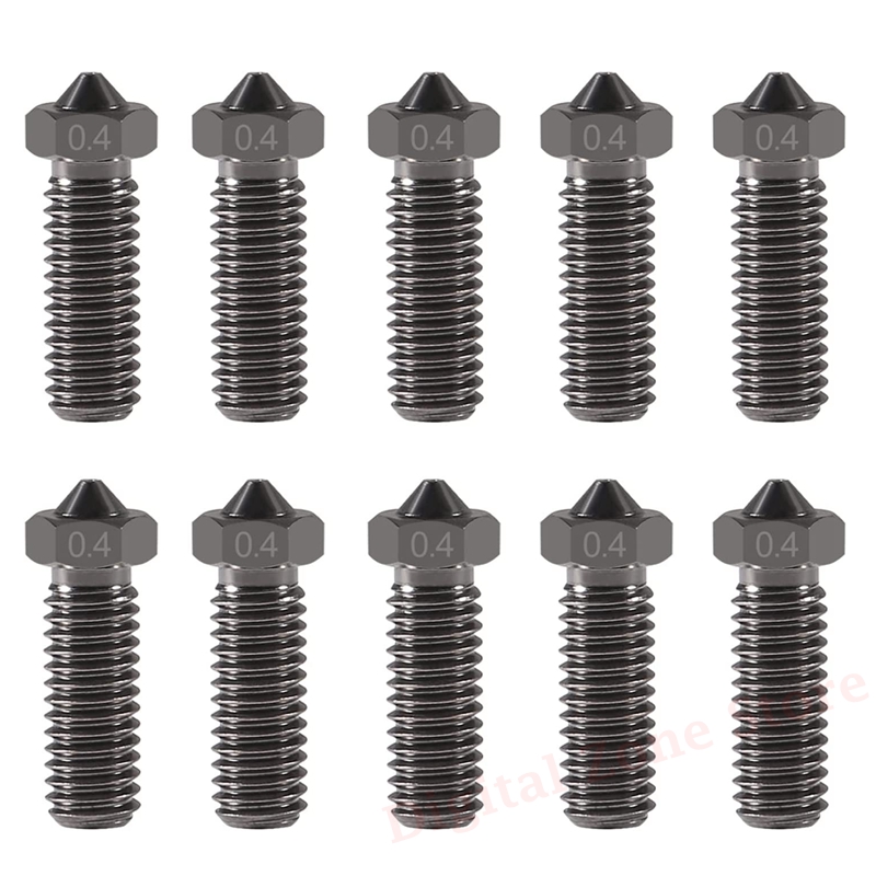 10pcs V6 Hardened Steel Volcan - Nozzle 0.4Mm Hardened avaliação e preço