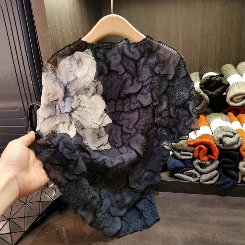 Miyake Pleated T-shirt 2025 Su - 3D Printing On Fabric avaliação e preço