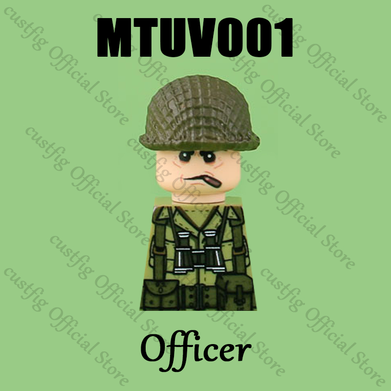 WW2 Soldier Figures Weapon 3D  - 3D Printing Lego Bricks avaliação e preço