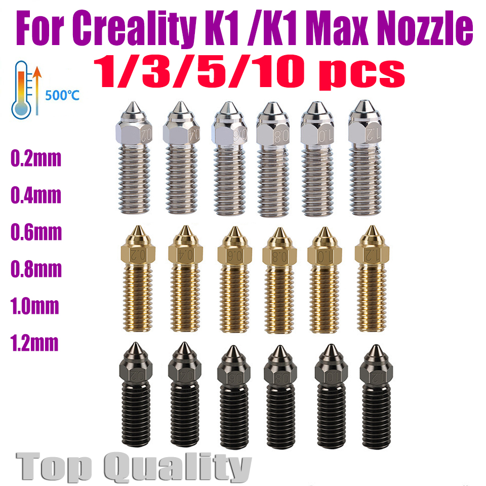 For Creality Ender 3 V3 KE K1/ - 3D Printer Nozzle Brass avaliação e preço