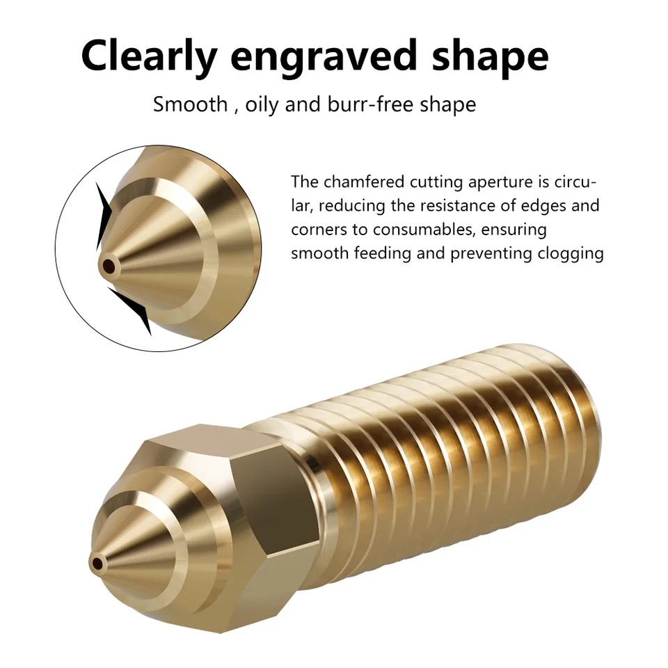 For Creality Ender 3 V3 KE K1/ - 3D Printer Nozzle Brass avaliação e preço