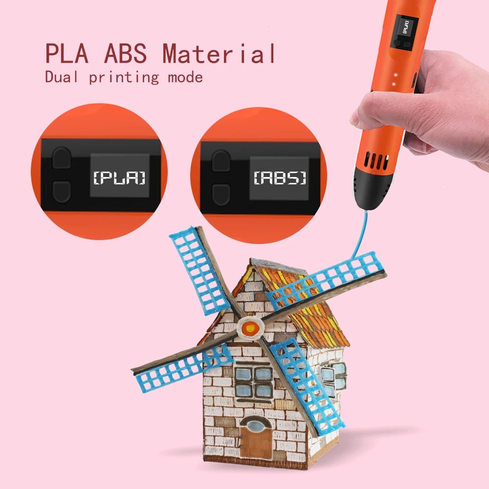 QCREATE 3D Printing Pen 1.75mm - 3D Printing Filament avaliação e preço