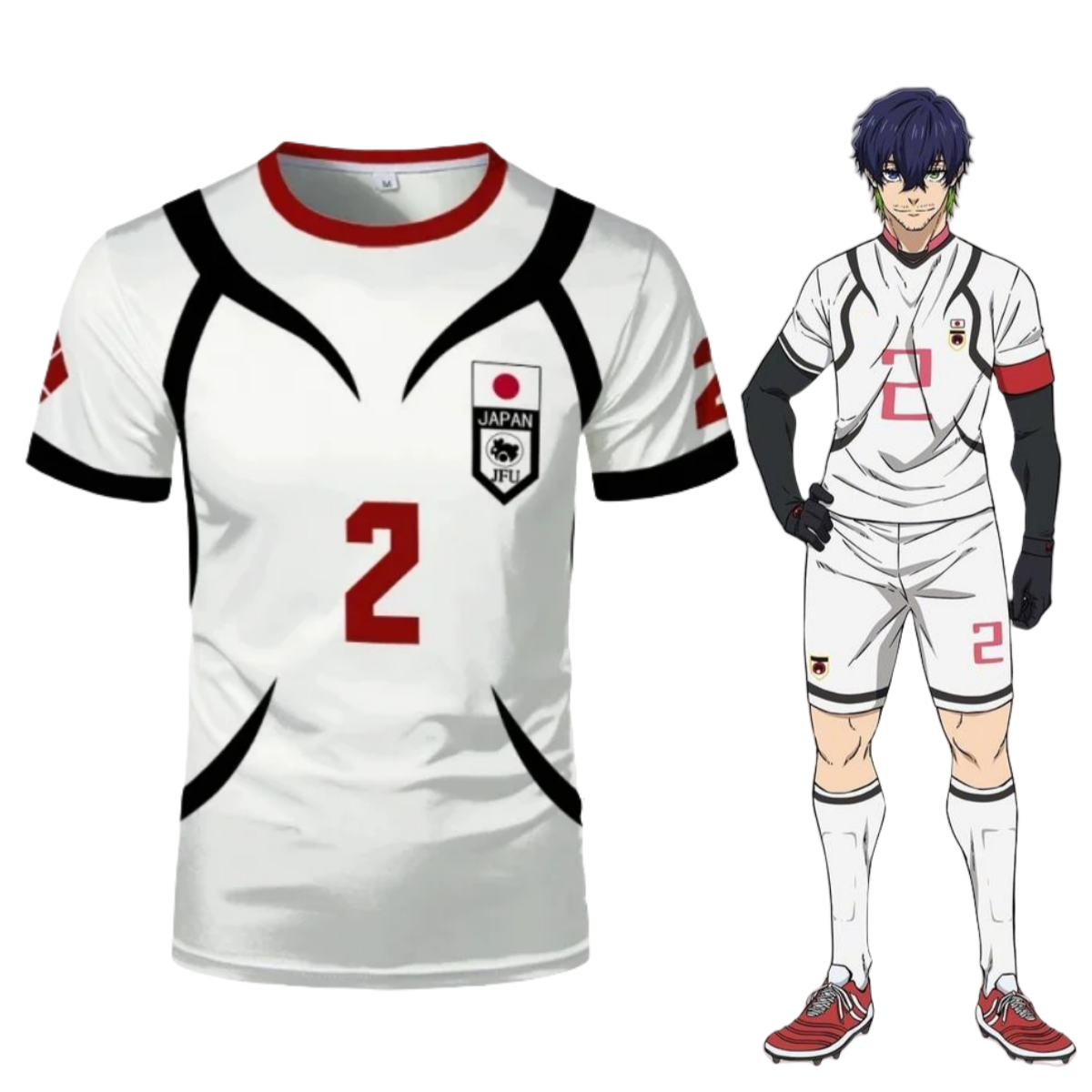 Anime Aiku Shirt Cosplay Costu - 3D Printing Service avaliação e preço