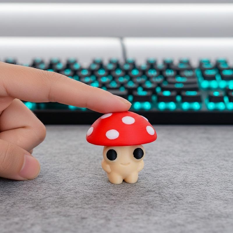 3D Printed Turtle Mushroom Key - 3D Printing Keyboard Keys avaliação e preço