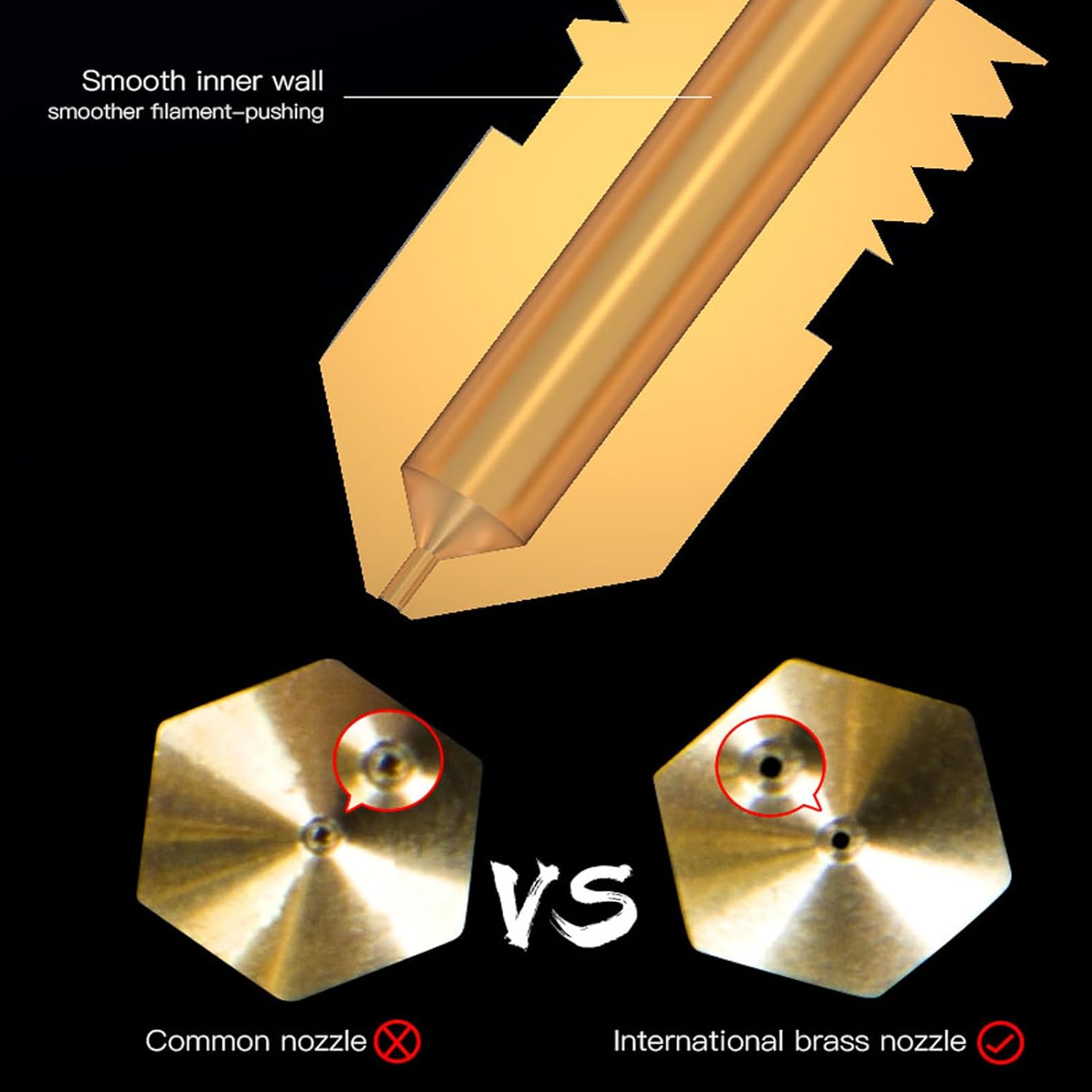 Official Creality Ender 3/Ende - 3D Printer Nozzle Brass avaliação e preço