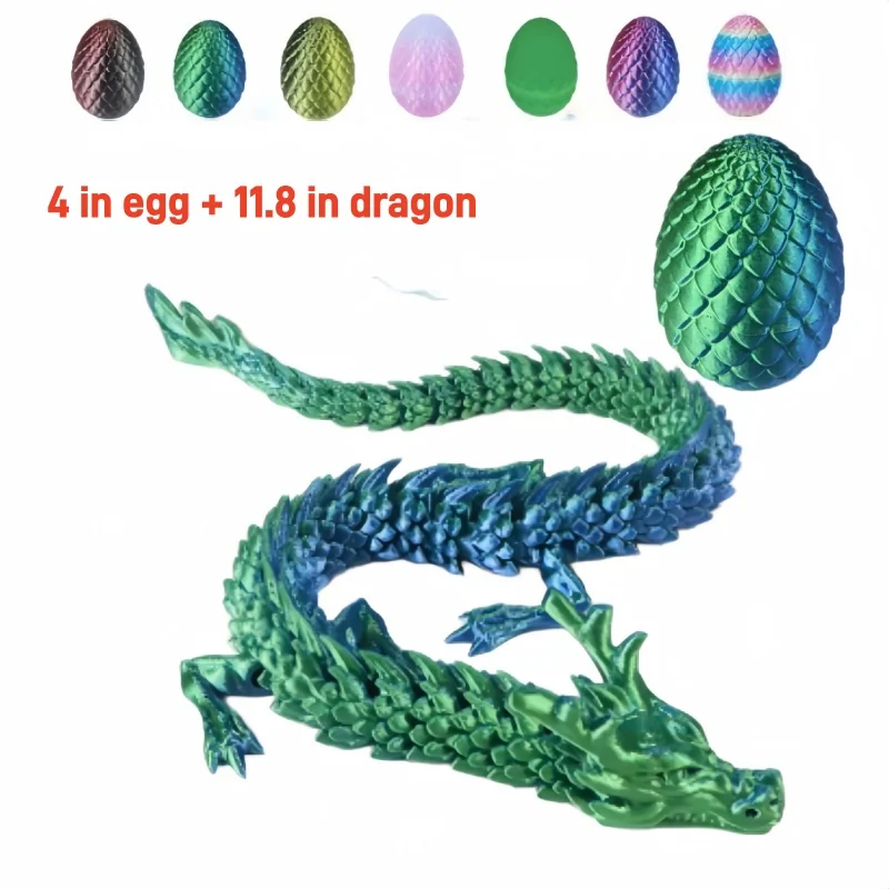 3D Printed Chinese Dragon Egg  - 3D Printing Egg avaliação e preço