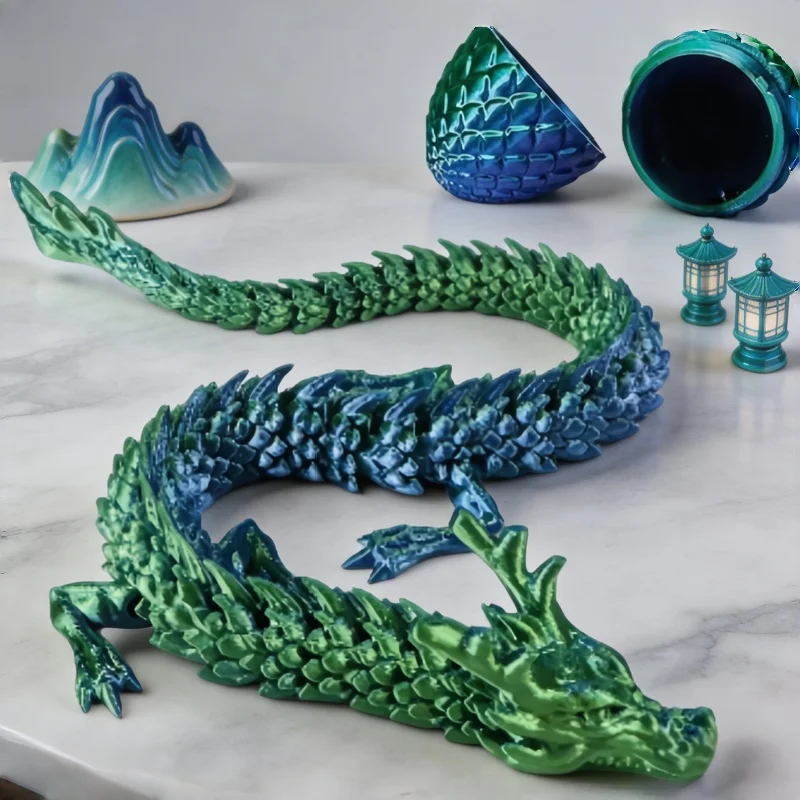 3D Printed Chinese Dragon Egg  - 3D Printing Egg avaliação e preço