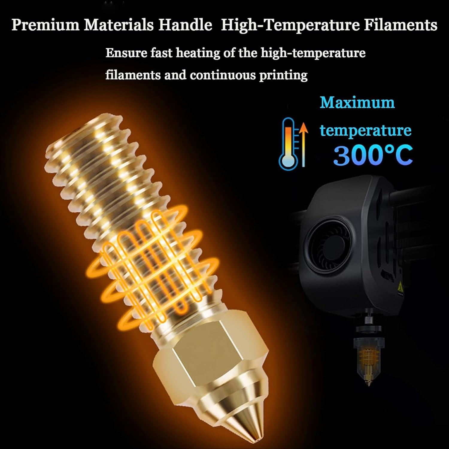 Creality Official K1/K1 Max No - 3D Printer Nozzle Brass avaliação e preço