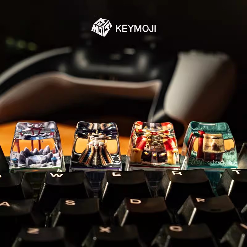 1Piece Keymoji WOW Resin Keyca - 3D Printing Keyboard Keys avaliação e preço