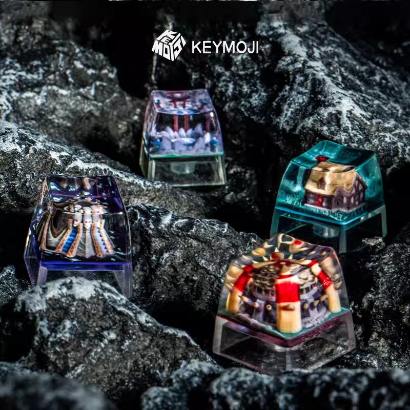 1Piece Keymoji WOW Resin Keyca - 3D Printing Keyboard Keys avaliação e preço
