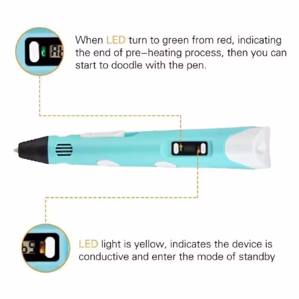 3D Pen For Children 3D Printin - 3D Printing Filament avaliação e preço