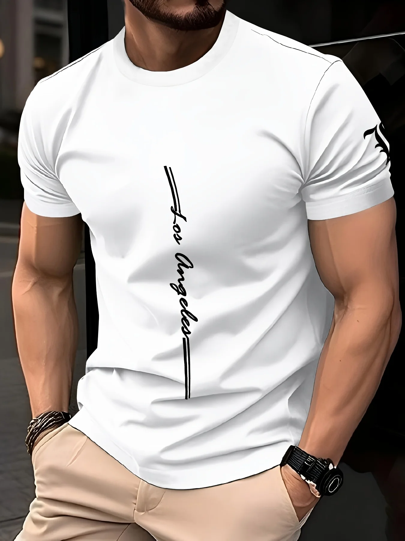 Men's Quick Drying Breathable  - 3D Printing On Fabric avaliação e preço