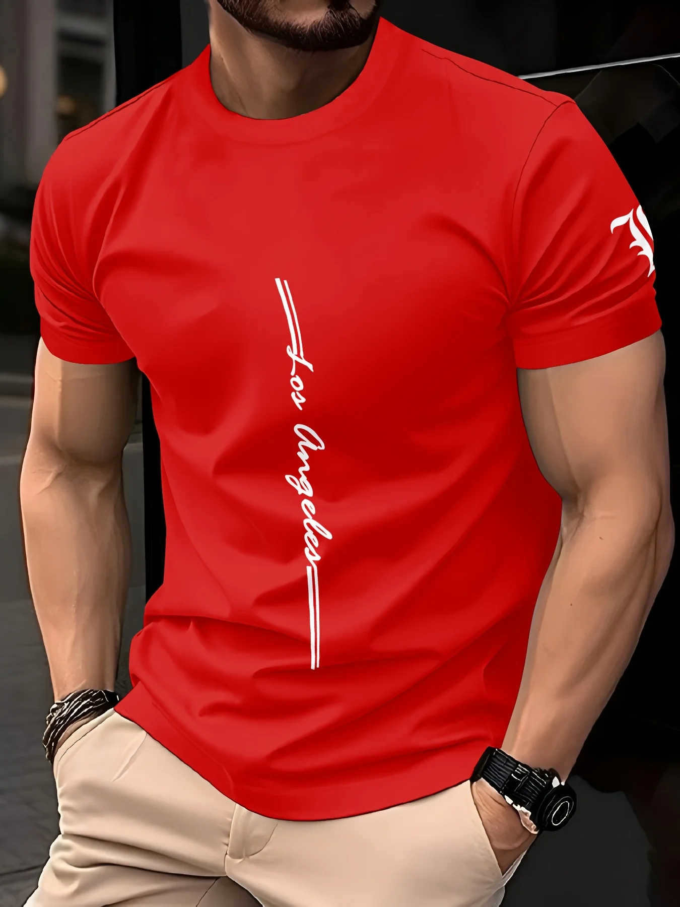 Men's Quick Drying Breathable  - 3D Printing On Fabric avaliação e preço