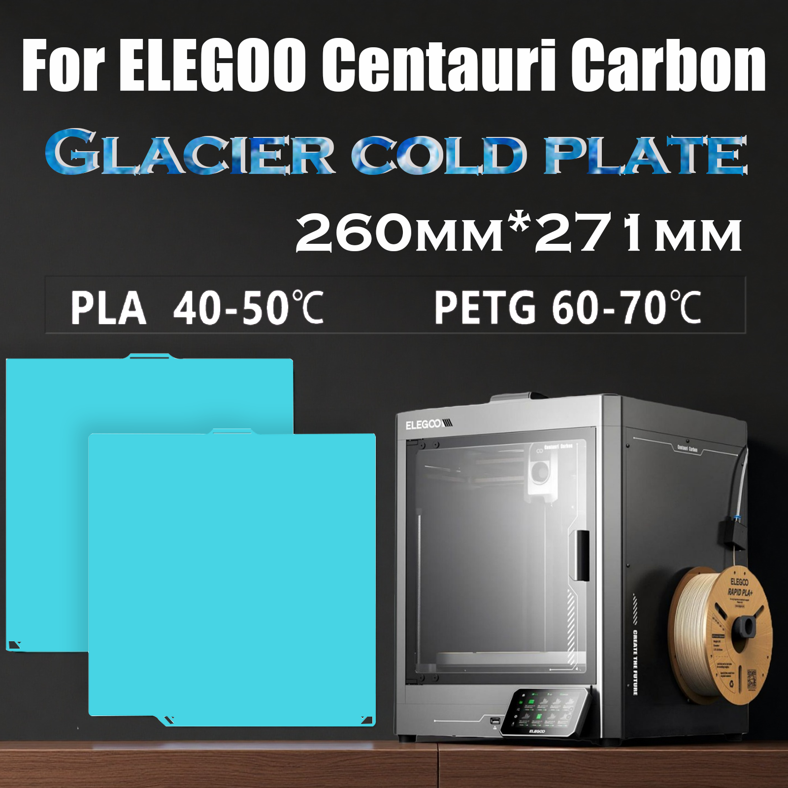 Glacier Cold Build Plate For E - 3D Printing Elegoo avaliação e preço